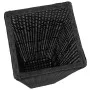 Conjunto de arriates de ratán sintético negro 3 piezas de vidaXL, Maceteros y jardineras - Ref: Foro24-40534, Precio: 87,39 €...
