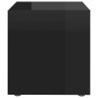 Muebles TV 4 uds madera contrachapada negro brillo 37x35x37 cm de vidaXL, Muebles TV - Ref: Foro24-805521, Precio: 58,26 €, D...