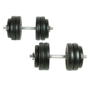 Juego De Pesas 30 Kg de vidaXL, Peso libre - Ref: Foro24-90235, Precio: 84,85 €, Descuento: %