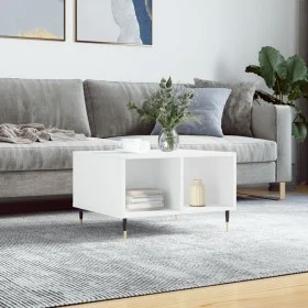 White plywood coffee table 60x50x36.5 cm by vidaXL, Coffee table - Ref: Foro24-830532, Price: 37,75 €, Discount: %