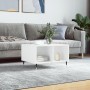 Mesa de centro madera contrachapada blanco 60x50x36,5 cm de vidaXL, Mesas de centro - Ref: Foro24-830532, Precio: 38,14 €, De...