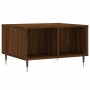 Mesa de centro madera contrachapada marrón roble 60x50x36,5 cm de vidaXL, Mesas de centro - Ref: Foro24-830539, Precio: 45,23...