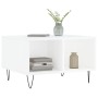 Mesa de centro madera contrachapada blanco brillo 60x50x36,5 cm de vidaXL, Mesas de centro - Ref: Foro24-830542, Precio: 46,9...