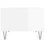 Mesa de centro madera contrachapada blanco brillo 60x50x36,5 cm de vidaXL, Mesas de centro - Ref: Foro24-830542, Precio: 46,3...