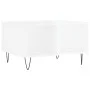 Mesa de centro madera contrachapada blanco brillo 60x50x36,5 cm de vidaXL, Mesas de centro - Ref: Foro24-830542, Precio: 46,3...