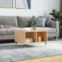Mesa de centro madera contrachapada roble Sonoma 60x50x36,5 cm de vidaXL, Mesas de centro - Ref: Foro24-830535, Precio: 43,50...