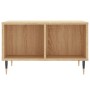 Mesa de centro madera contrachapada roble Sonoma 60x50x36,5 cm de vidaXL, Mesas de centro - Ref: Foro24-830535, Precio: 44,00...