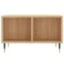 Mesa de centro madera contrachapada roble Sonoma 60x50x36,5 cm de vidaXL, Mesas de centro - Ref: Foro24-830535, Precio: 43,50...