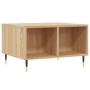 Mesa de centro madera contrachapada roble Sonoma 60x50x36,5 cm de vidaXL, Mesas de centro - Ref: Foro24-830535, Precio: 44,00...