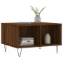 Mesa de centro madera contrachapada marrón roble 60x50x36,5 cm de vidaXL, Mesas de centro - Ref: Foro24-830547, Precio: 44,19...