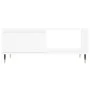 Mesa de centro madera contrachapada blanco 90x50x36,5 cm de vidaXL, Mesas de centro - Ref: Foro24-830556, Precio: 64,18 €, De...