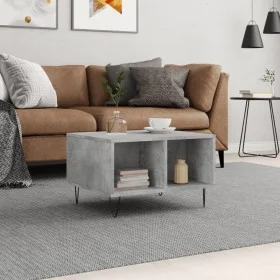 Plywood gray concrete coffee table 60x50x36.5 cm by vidaXL, Coffee table - Ref: Foro24-830544, Price: 43,09 €, Discount: %
