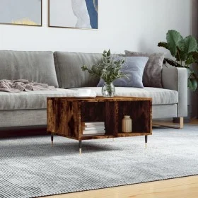 Smoked oak plywood coffee table 60x50x36.5 cm by vidaXL, Coffee table - Ref: Foro24-830537, Price: 43,95 €, Discount: %