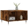 Mesa de centro madera contrachapada roble ahumado 60x50x36,5 cm de vidaXL, Mesas de centro - Ref: Foro24-830537, Precio: 44,4...