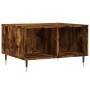 Mesa de centro madera contrachapada roble ahumado 60x50x36,5 cm de vidaXL, Mesas de centro - Ref: Foro24-830537, Precio: 44,4...