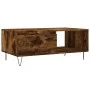 Mesa de centro madera contrachapada roble ahumado 90x50x36,5 cm de vidaXL, Mesas de centro - Ref: Foro24-830569, Precio: 61,0...