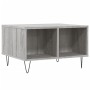 Mesa de centro madera contrachapada gris Sonoma 60x50x36,5 cm de vidaXL, Mesas de centro - Ref: Foro24-830546, Precio: 44,19 ...