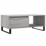 Mesa de centro madera contrachapada gris Sonoma 90x50x36,5 cm de vidaXL, Mesas de centro - Ref: Foro24-830578, Precio: 66,45 ...