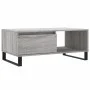 Mesa de centro madera contrachapada gris Sonoma 90x50x36,5 cm de vidaXL, Mesas de centro - Ref: Foro24-830578, Precio: 65,63 ...