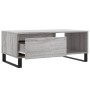 Mesa de centro madera contrachapada gris Sonoma 90x50x36,5 cm de vidaXL, Mesas de centro - Ref: Foro24-830578, Precio: 66,45 ...