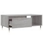 Mesa de centro madera contrachapada gris Sonoma 90x50x36,5 cm de vidaXL, Mesas de centro - Ref: Foro24-830562, Precio: 63,85 ...
