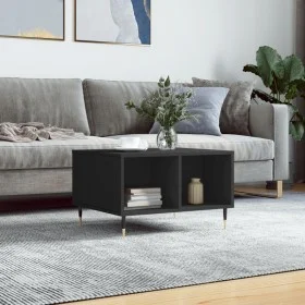 Black plywood coffee table 60x50x36.5 cm by vidaXL, Coffee table - Ref: Foro24-830533, Price: 39,16 €, Discount: %