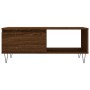 Mesa de centro madera contrachapada marrón roble 90x50x36,5 cm de vidaXL, Mesas de centro - Ref: Foro24-830571, Precio: 62,18...