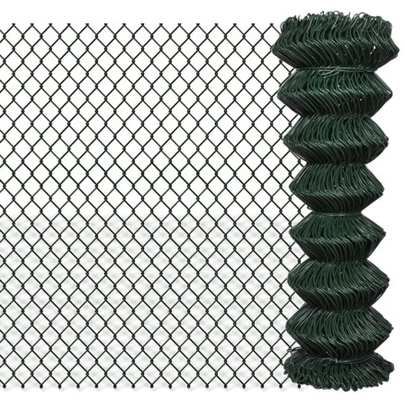 Valla de tela metálica acero verde 1,25x25 m de vidaXL, Paneles de vallas - Ref: Foro24-140350, Precio: 100,44 €, Descuento: %