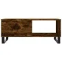 Smoked oak plywood coffee table 90x50x36.5 cm by vidaXL, Coffee table - Ref: Foro24-830577, Price: 61,46 €, Discount: %