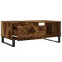 Smoked oak plywood coffee table 90x50x36.5 cm by vidaXL, Coffee table - Ref: Foro24-830577, Price: 61,46 €, Discount: %