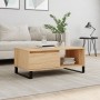 Mesa de centro madera contrachapada roble Sonoma 90x50x36,5 cm de vidaXL, Mesas de centro - Ref: Foro24-830575, Precio: 72,33...