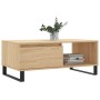 Mesa de centro madera contrachapada roble Sonoma 90x50x36,5 cm de vidaXL, Mesas de centro - Ref: Foro24-830575, Precio: 72,33...