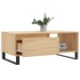 Mesa de centro madera contrachapada roble Sonoma 90x50x36,5 cm de vidaXL, Mesas de centro - Ref: Foro24-830575, Precio: 72,33...