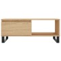 Mesa de centro madera contrachapada roble Sonoma 90x50x36,5 cm de vidaXL, Mesas de centro - Ref: Foro24-830575, Precio: 72,33...