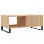 Mesa de centro madera contrachapada roble Sonoma 90x50x36,5 cm de vidaXL, Mesas de centro - Ref: Foro24-830575, Precio: 72,33...