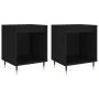 Nightstands 2 pcs engineered wood black 40x35x50 cm by vidaXL, Nightstands - Ref: Foro24-830703, Price: 55,72 €, Discount: %