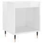 Mesitas noche 2 uds madera ingeniería blanco brillo 40x35x50 cm de vidaXL, Mesitas de noche - Ref: Foro24-830705, Precio: 43,...