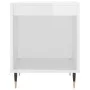 Mesitas noche 2 uds madera ingeniería blanco brillo 40x35x50 cm de vidaXL, Mesitas de noche - Ref: Foro24-830705, Precio: 42,...