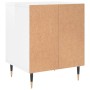 Mesitas noche 2 uds madera ingeniería blanco brillo 40x35x50 cm de vidaXL, Mesitas de noche - Ref: Foro24-830705, Precio: 43,...