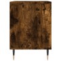 Mesitas noche 2 uds madera ingeniería roble ahumado 40x35x50 cm de vidaXL, Mesitas de noche - Ref: Foro24-830711, Precio: 39,...