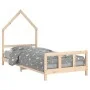 Children's bed frame solid pine wood 90x190 cm by vidaXL, Cribs and beds for children - Ref: Foro24-834561, Price: 86,31 €, D...