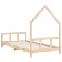 Estructura de cama infantil madera maciza de pino 90x190 cm de vidaXL, Cunas y camas para niños - Ref: Foro24-834561, Precio:...