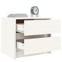 Mesitas de noche 2 uds madera maciza pino blanco 40x31x35,5 cm de vidaXL, Mesitas de noche - Ref: Foro24-836138, Precio: 70,4...