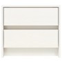 Mesitas de noche 2 uds madera maciza pino blanco 40x31x35,5 cm de vidaXL, Mesitas de noche - Ref: Foro24-836138, Precio: 70,4...