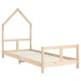 Estructura de cama para niños madera maciza de pino 80x200 cm de vidaXL, Cunas y camas para niños - Ref: Foro24-834564, Preci...