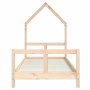 Estructura de cama para niños madera maciza de pino 80x200 cm de vidaXL, Cunas y camas para niños - Ref: Foro24-834564, Preci...