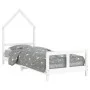 Estructura de cama para niños madera de pino blanco 80x200 cm de vidaXL, Cunas y camas para niños - Ref: Foro24-834565, Preci...
