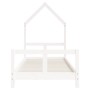 Estructura de cama para niños madera de pino blanco 80x200 cm de vidaXL, Cunas y camas para niños - Ref: Foro24-834565, Preci...