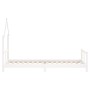 Estructura de cama para niños madera de pino blanco 80x200 cm de vidaXL, Cunas y camas para niños - Ref: Foro24-834565, Preci...