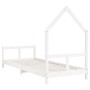 Estructura de cama para niños madera de pino blanco 80x200 cm de vidaXL, Cunas y camas para niños - Ref: Foro24-834565, Preci...